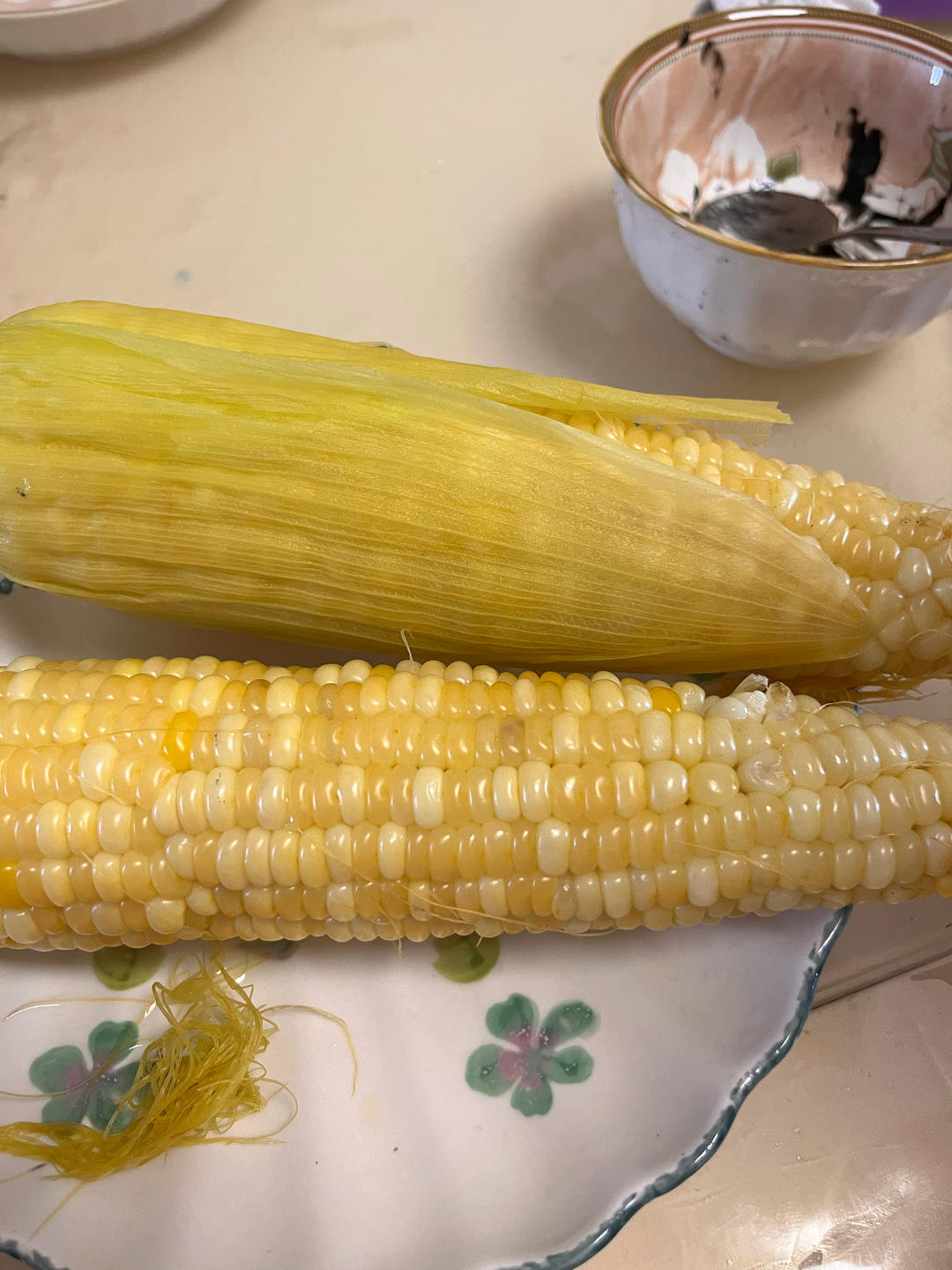 清煮甜玉米