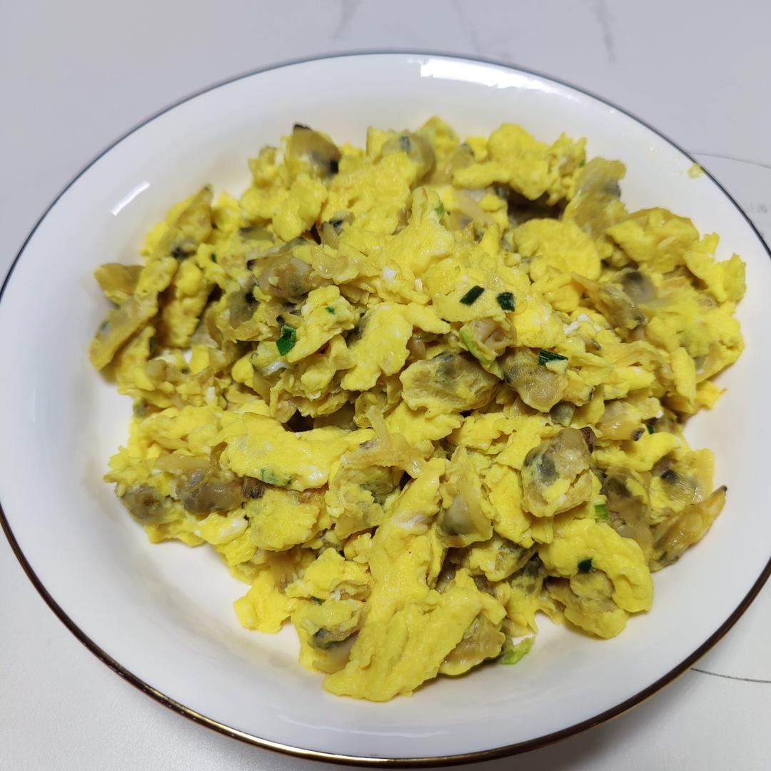 蛤蜊肉炒蛋