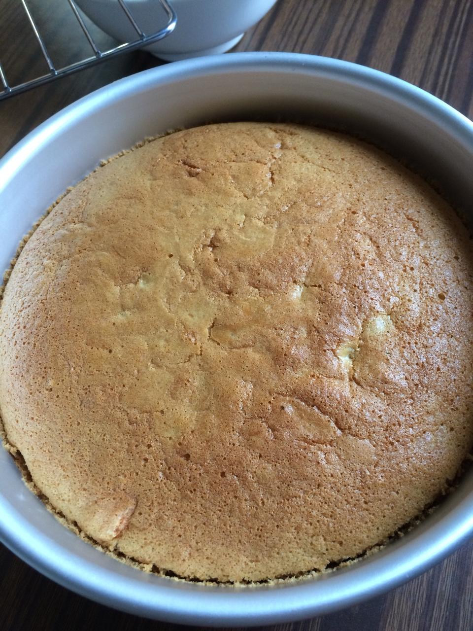 戚风蛋糕（不回缩，裱花打底首选）