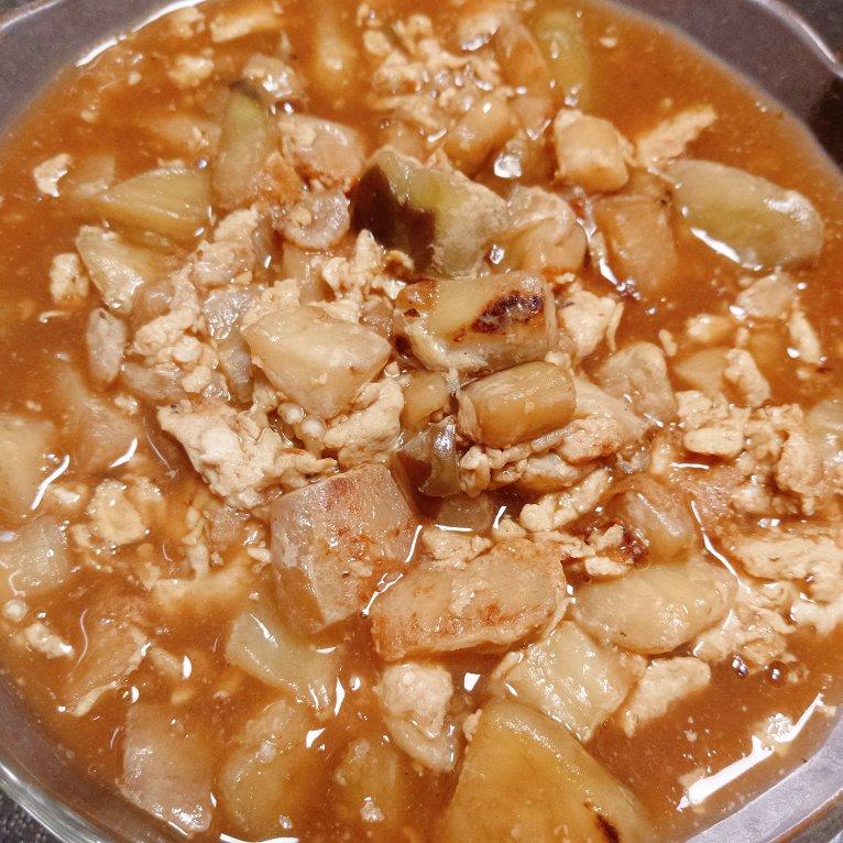 茄子鸡蛋打卤面