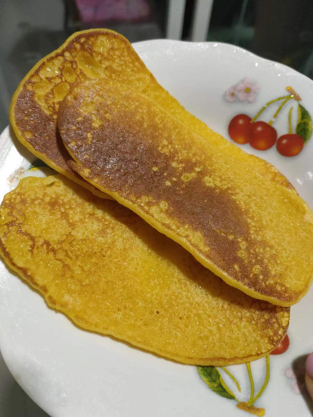 玉米面松饼，早起5分钟搞定，又软又健康