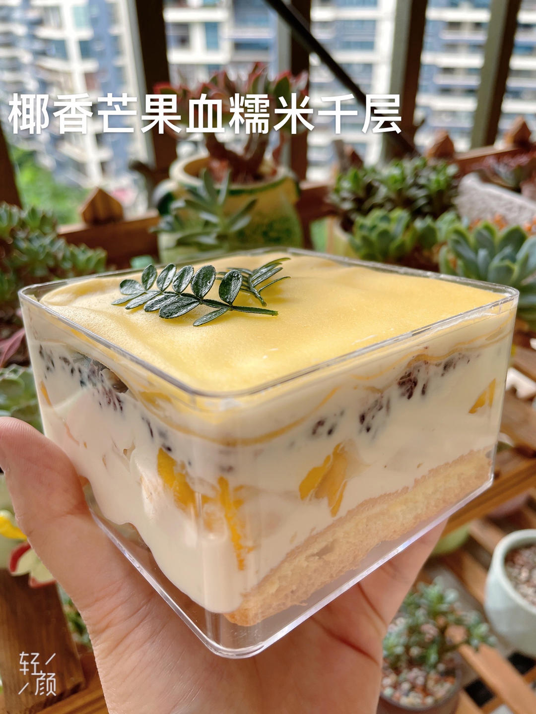 椰香芒果血糯米千层