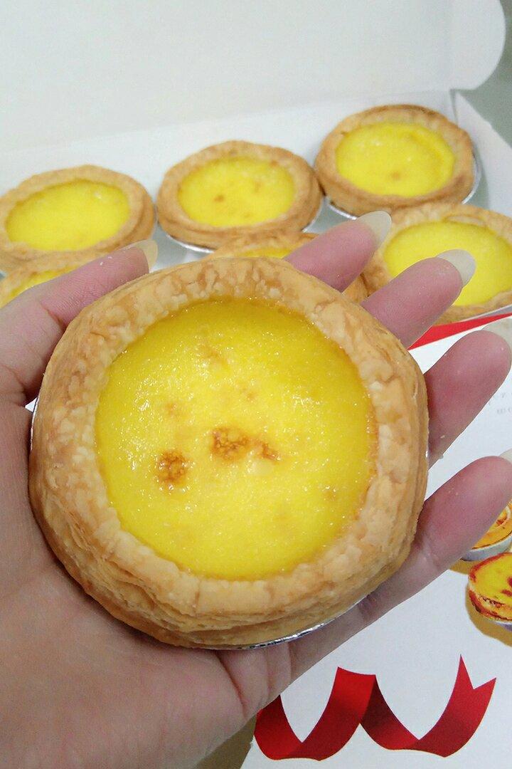 小灰燕做的港式蛋挞非常漂亮