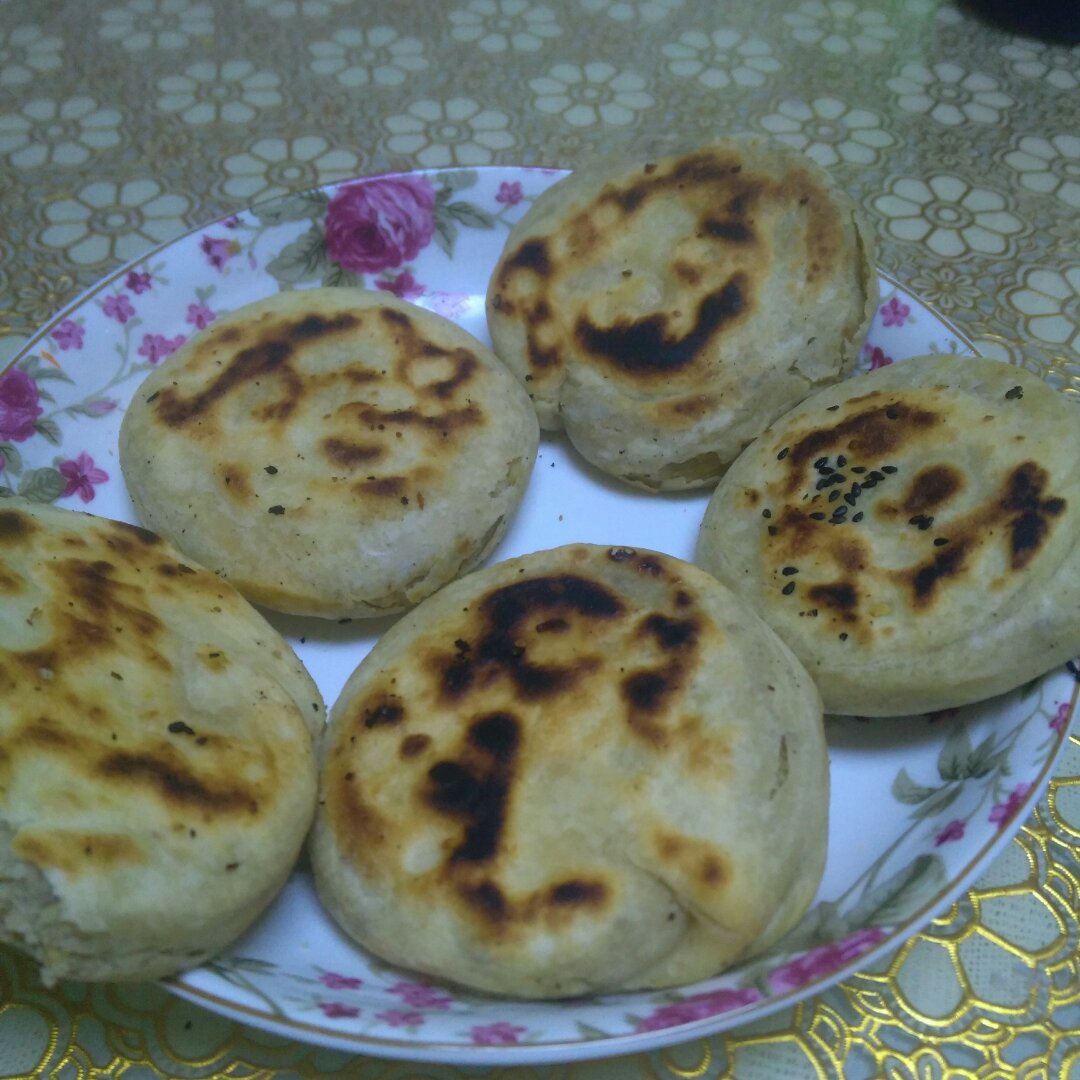 平底锅式板栗饼