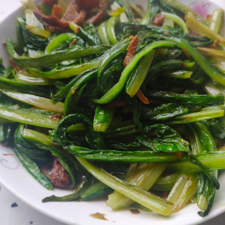 豆豉鲮鱼油麦菜