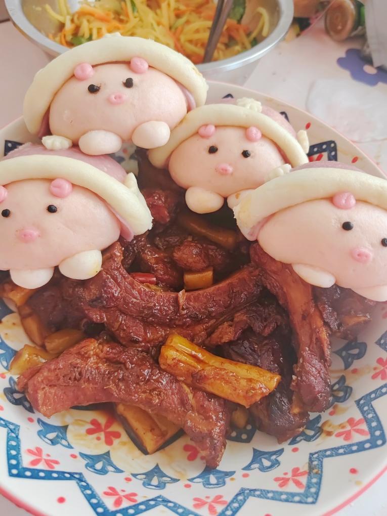 堂妈小厨——排骨烧年糕