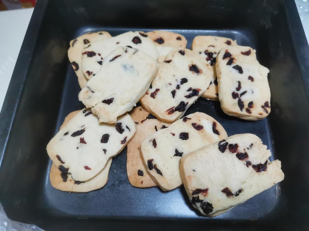 低糖少油版蔓越莓饼干