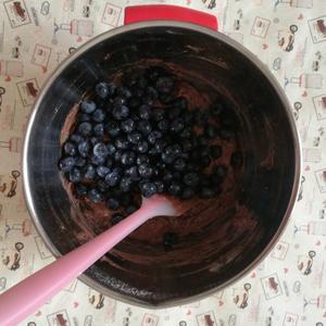 蓝莓酸奶巧克力玛芬的做法 步骤6