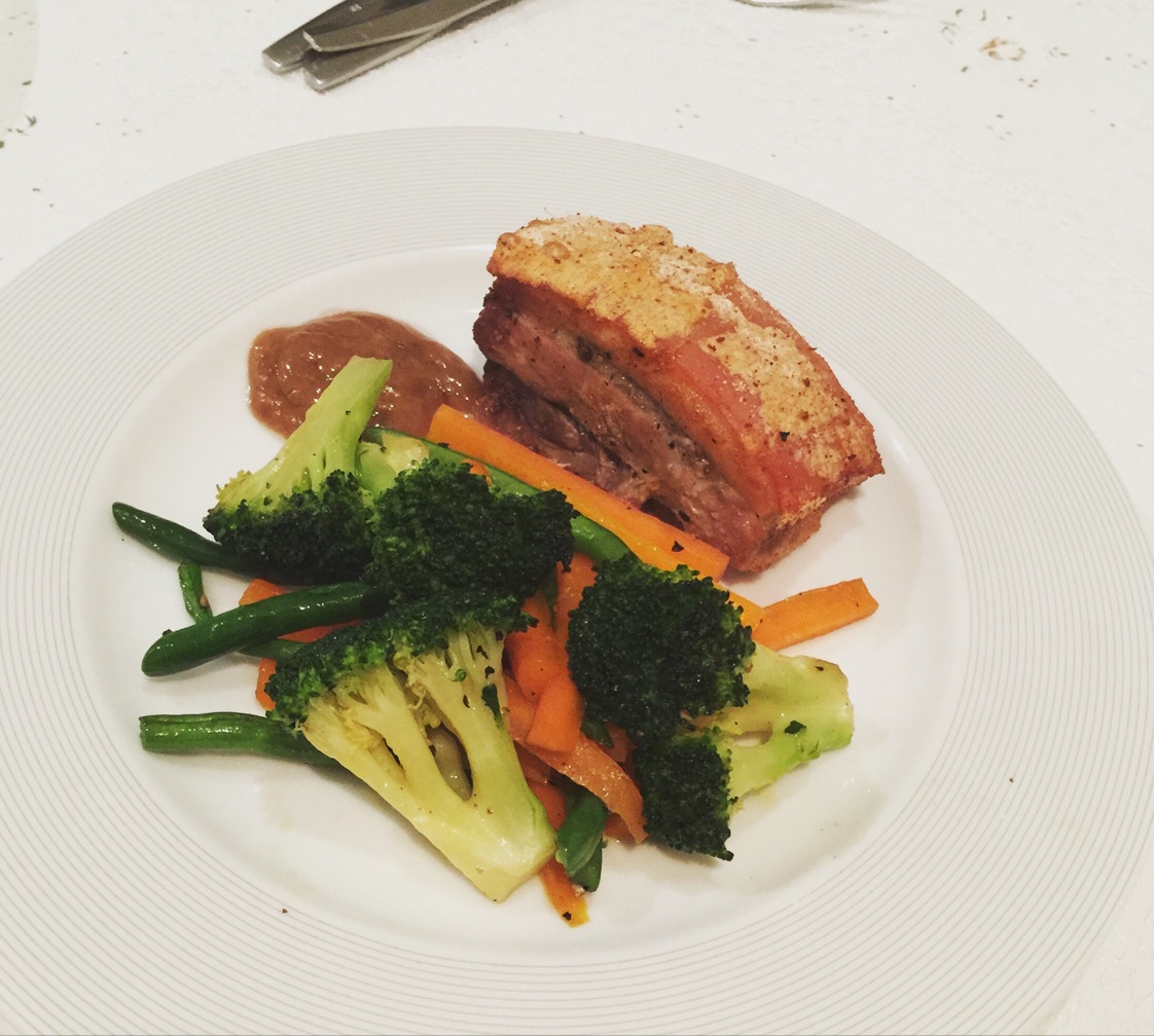 烤箱版脆皮盐烤五花肉 #烤箱