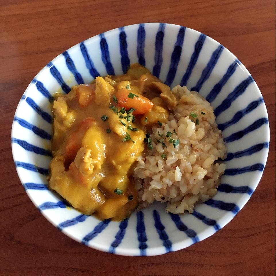 泰式椰浆咖喱鸡