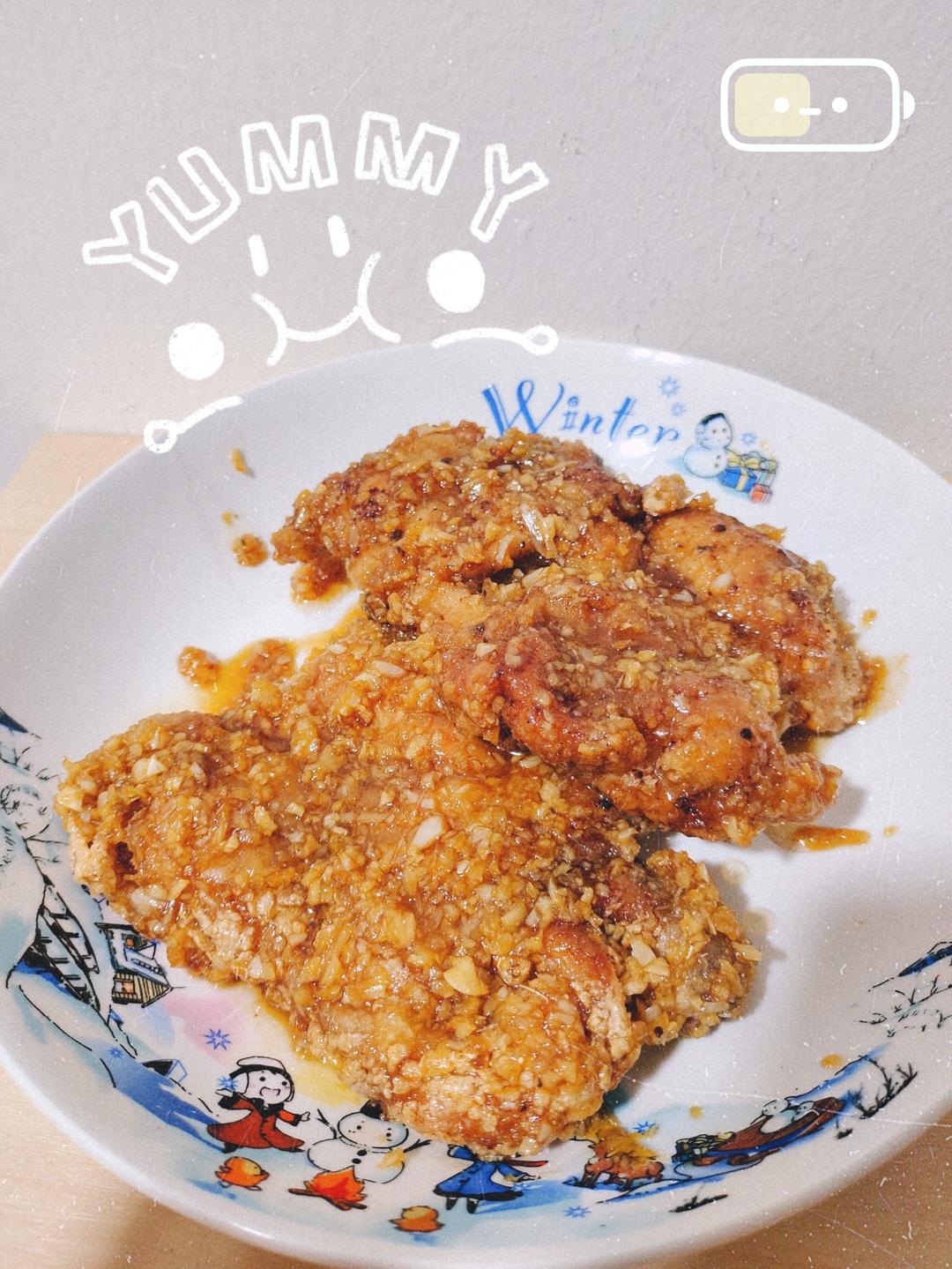 黄油蒜香脆皮鸡