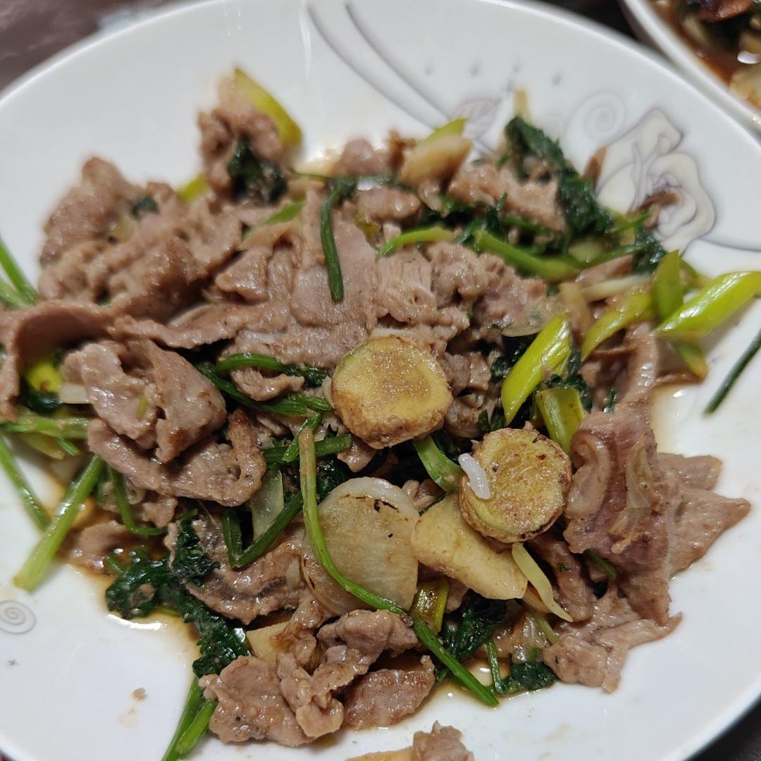 小炒牛肉的做法