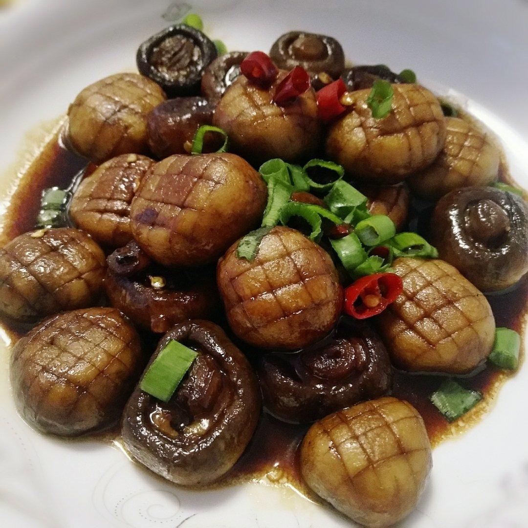 家常菜～红烧口蘑