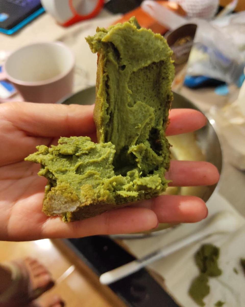 六寸抹茶戚风蛋糕