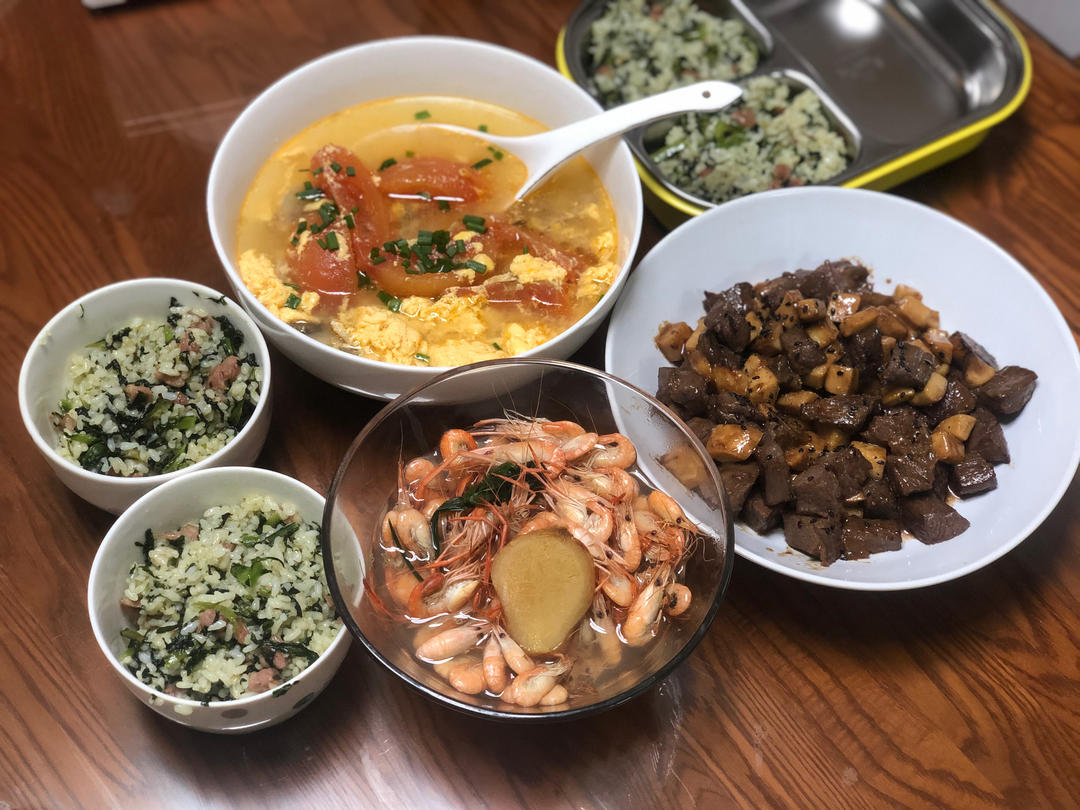 黑椒杏鲍菇牛肉粒