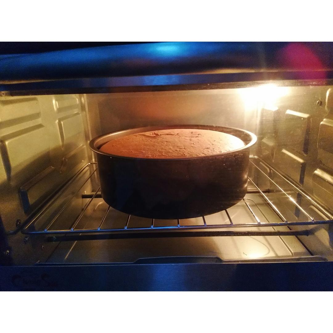 8寸戚风蛋糕（改良君之配方）#皮黑森林#