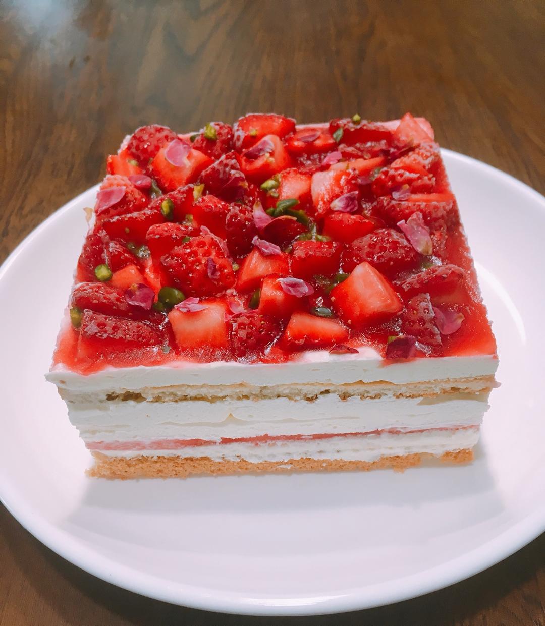 喜鹊uvt2做的澳洲网红西瓜蛋糕