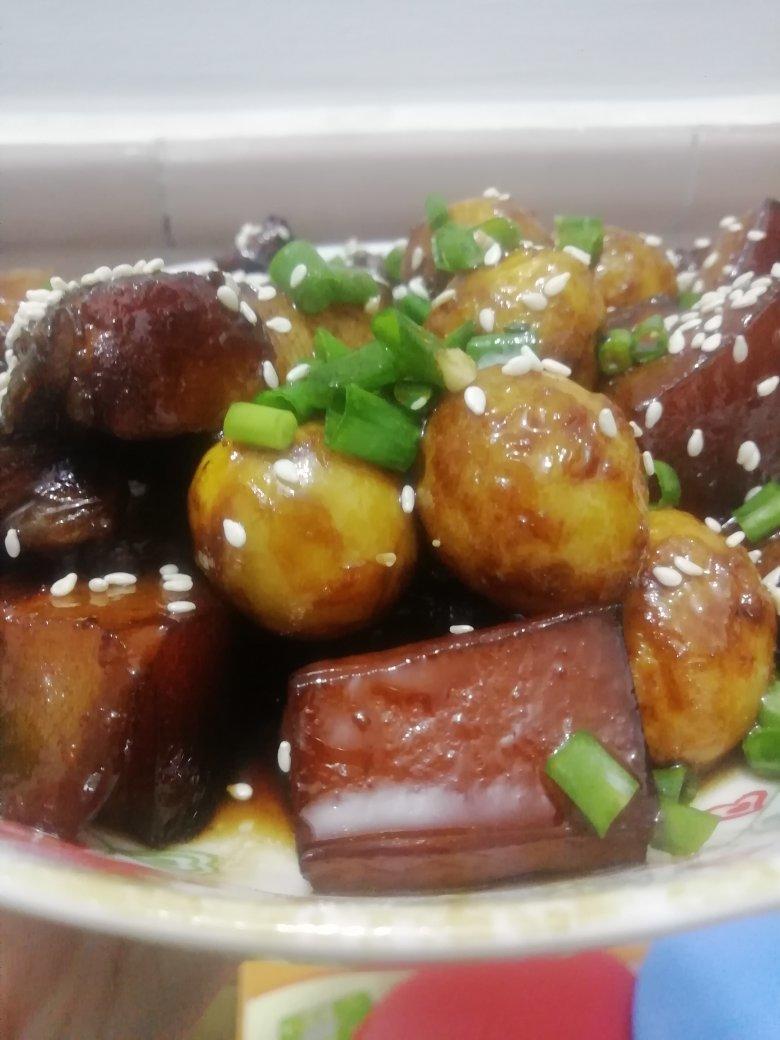 【曼食慢语】鹌鹑蛋红烧肉