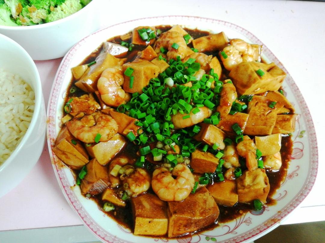 虾仁豆腐