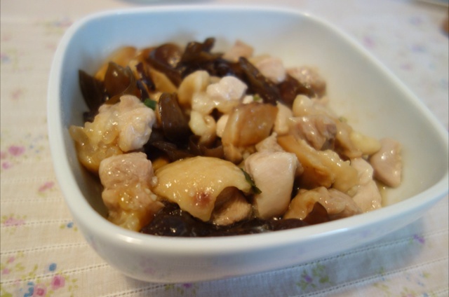 香菇蒸鸡腿肉