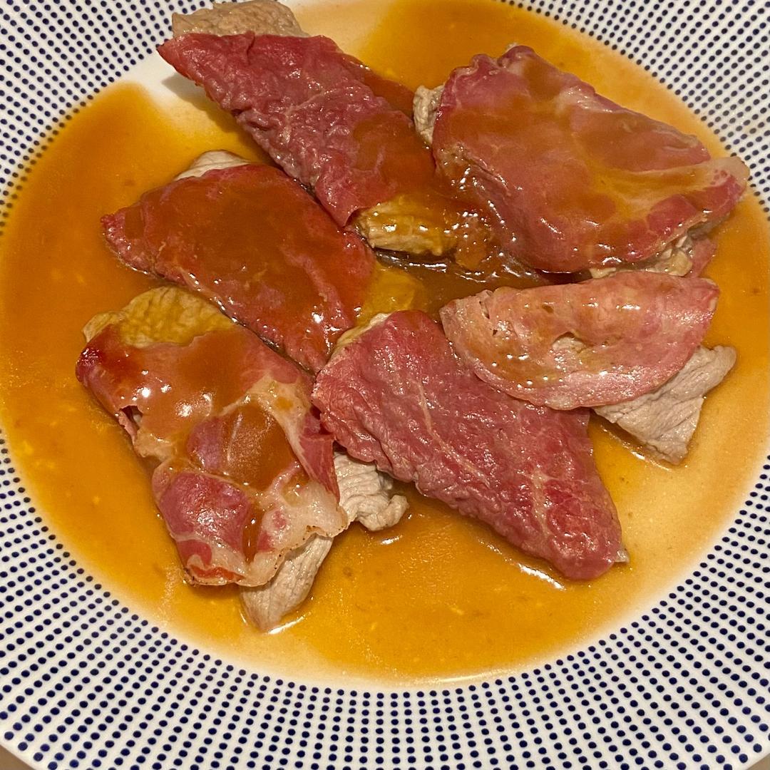 Saltimbocca 意大利帕玛火腿卷小牛肉的做法 步骤13