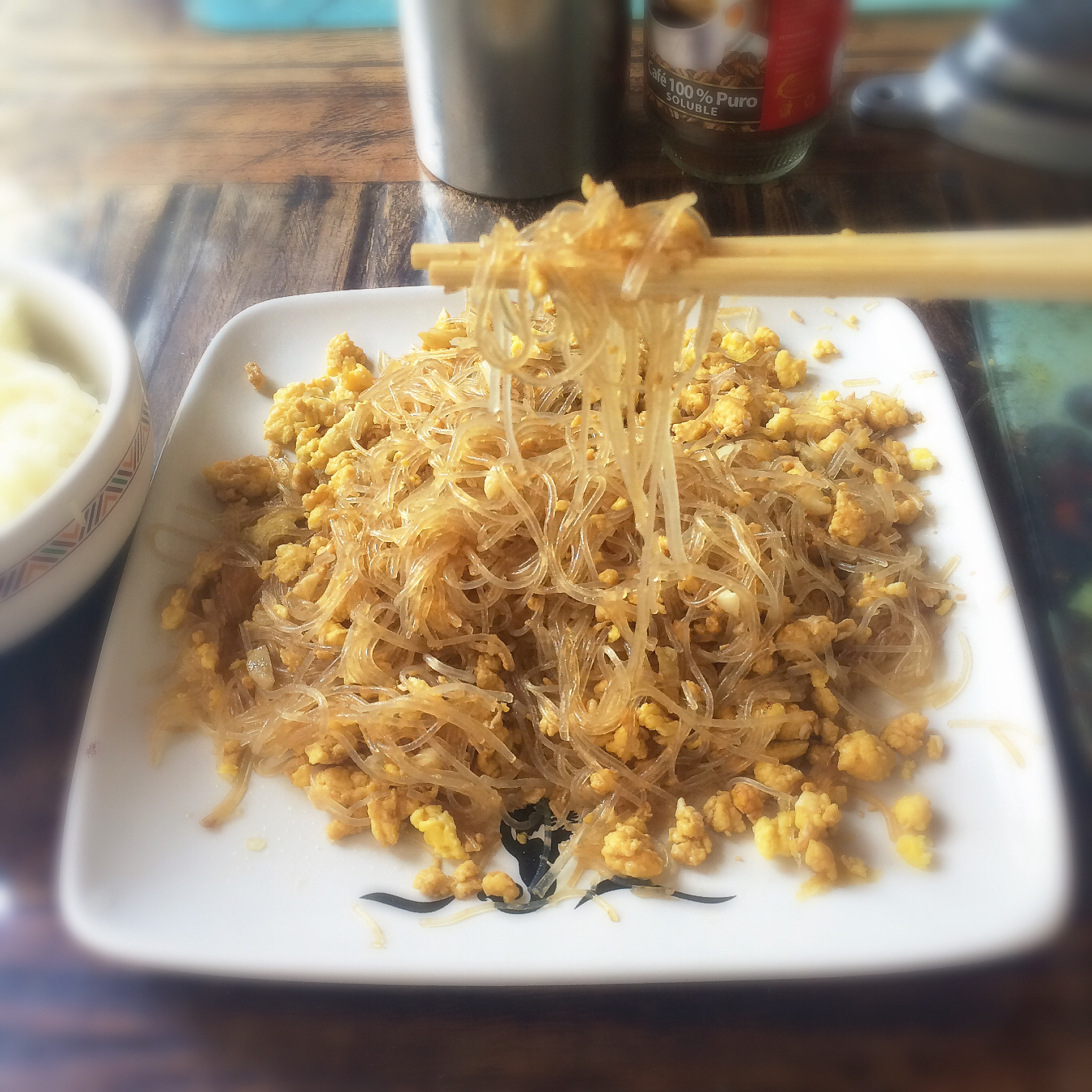 鸡蛋炒粉丝