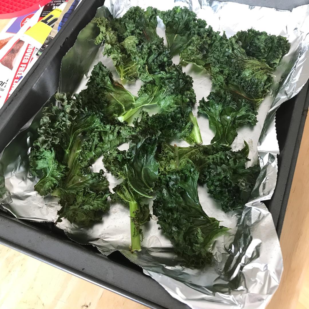 超级零食Kale chips羽衣甘蓝脆片