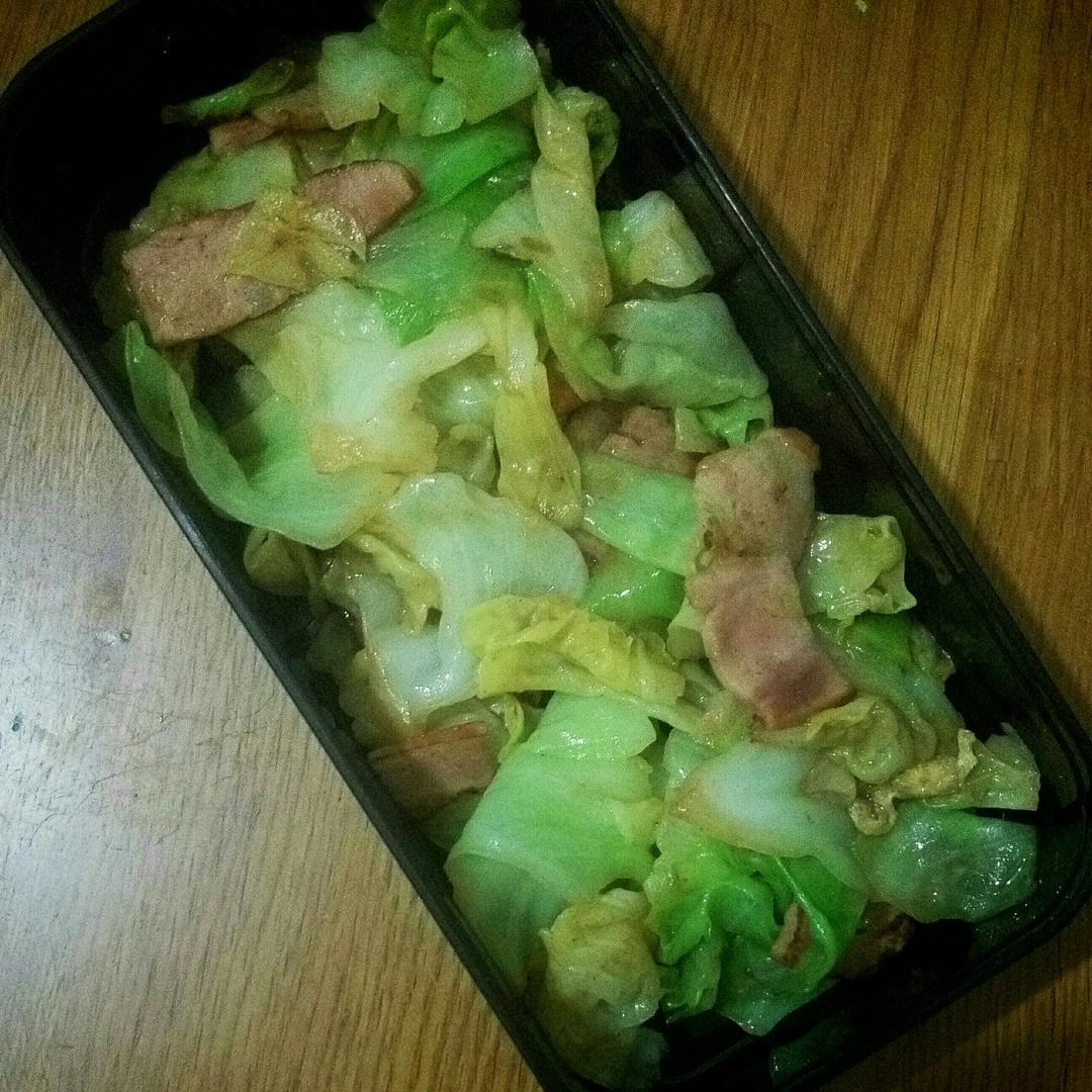 培根手撕包菜