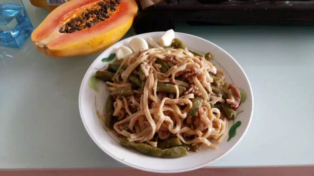豆角焖面