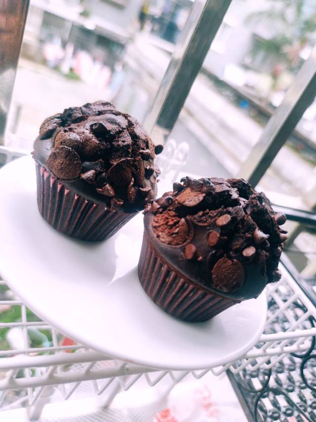 在家做巧克力蘑菇头麦芬蛋糕🍫