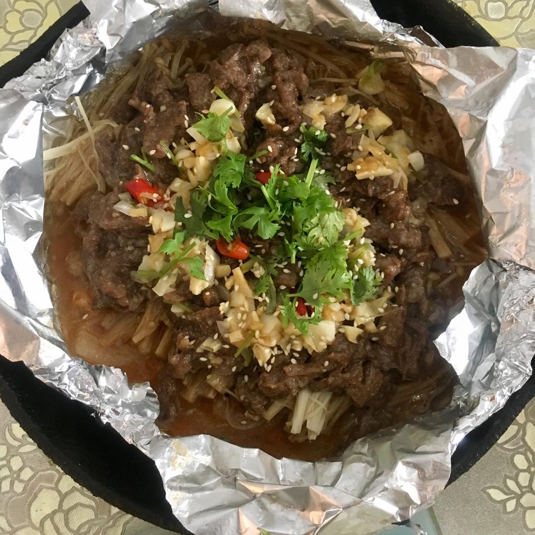 平底锅锡纸牛肉（超快手）