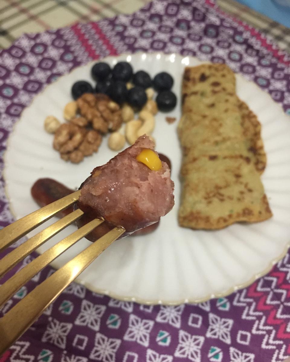 玉米脆皮香肠