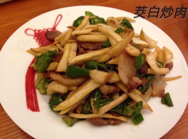 茭白肉丝