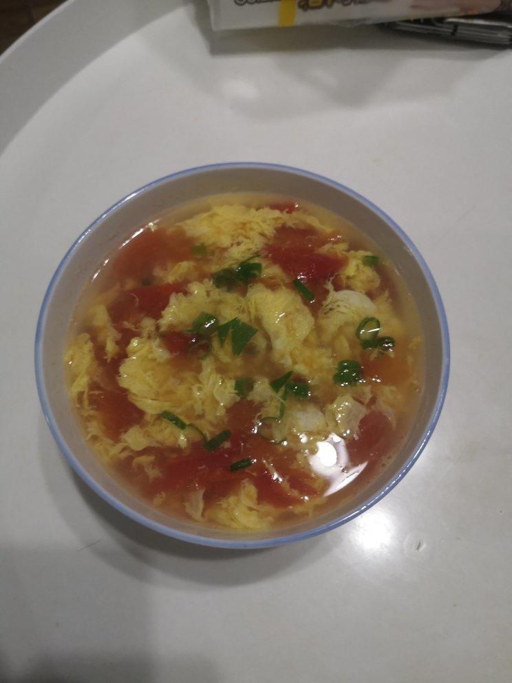 番茄蛋花汤(原图呈现)