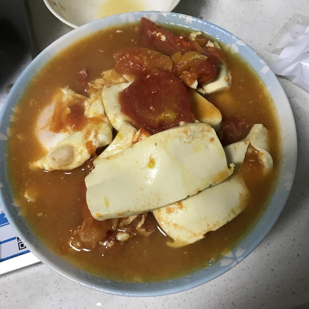 番茄豆腐味增锅