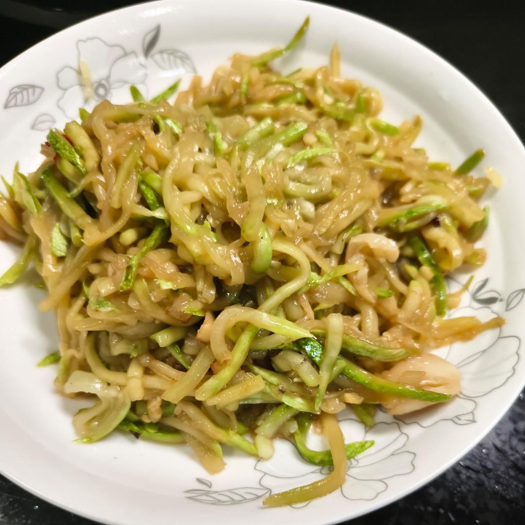 小炒西葫芦