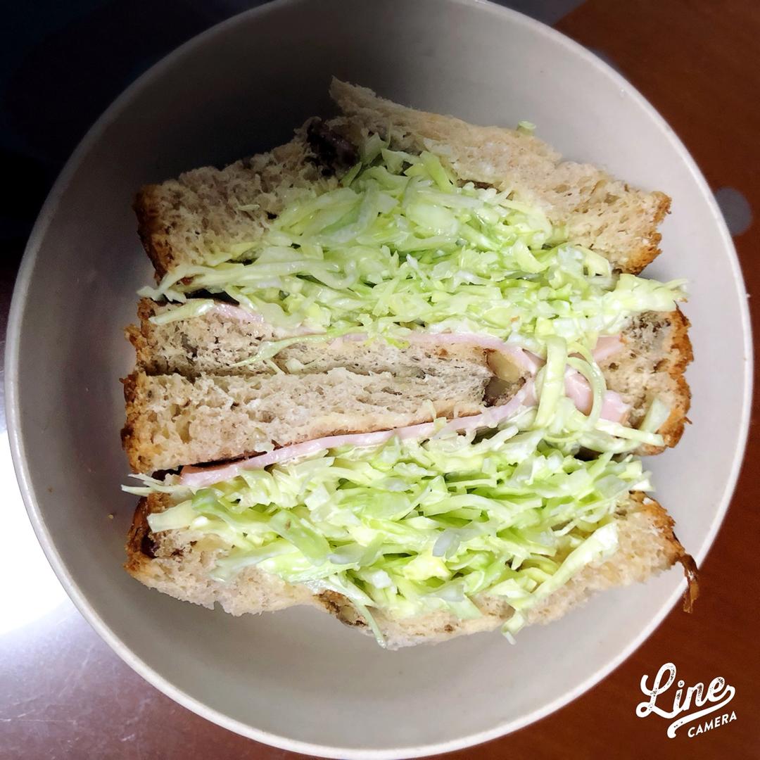 如何做超厚的沼三明治~详细tip！牛油果鸡蛋午餐肉三明治~