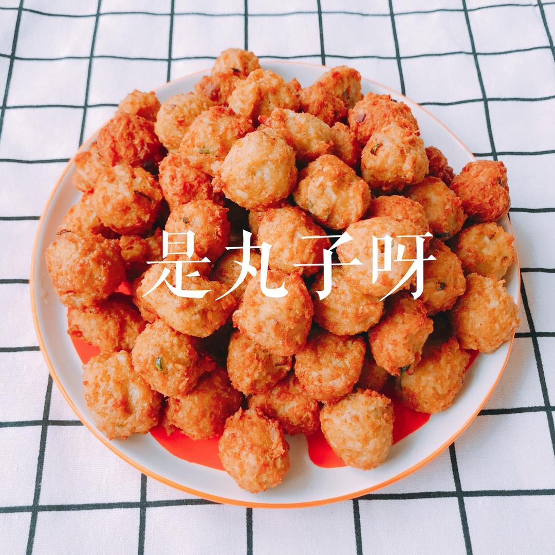 炸莲藕猪肉丸子-年味