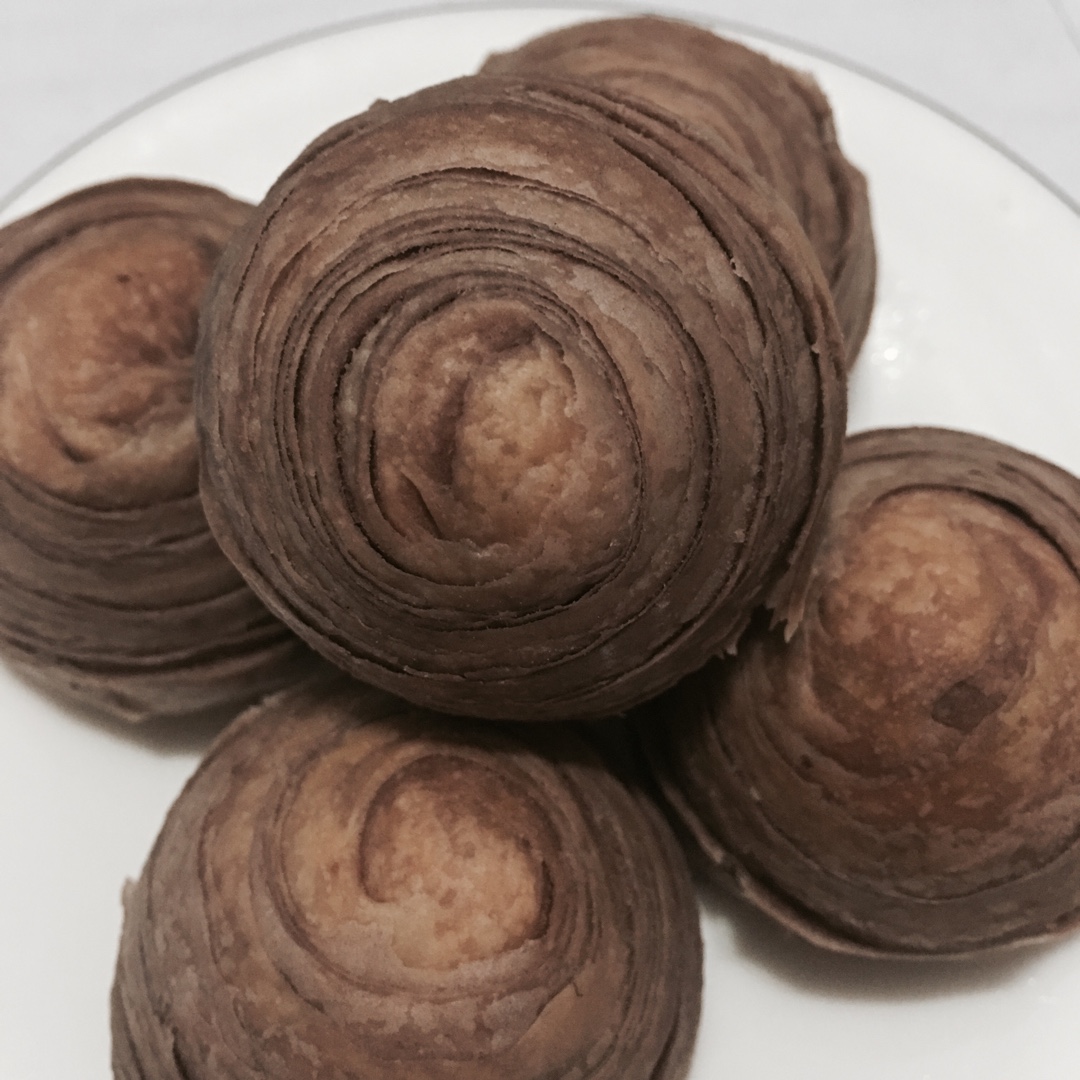 蛋黄酥~紫薯、抹茶、原味~花好月圆，中秋快乐~内附一次做六色蛋黄酥方法~