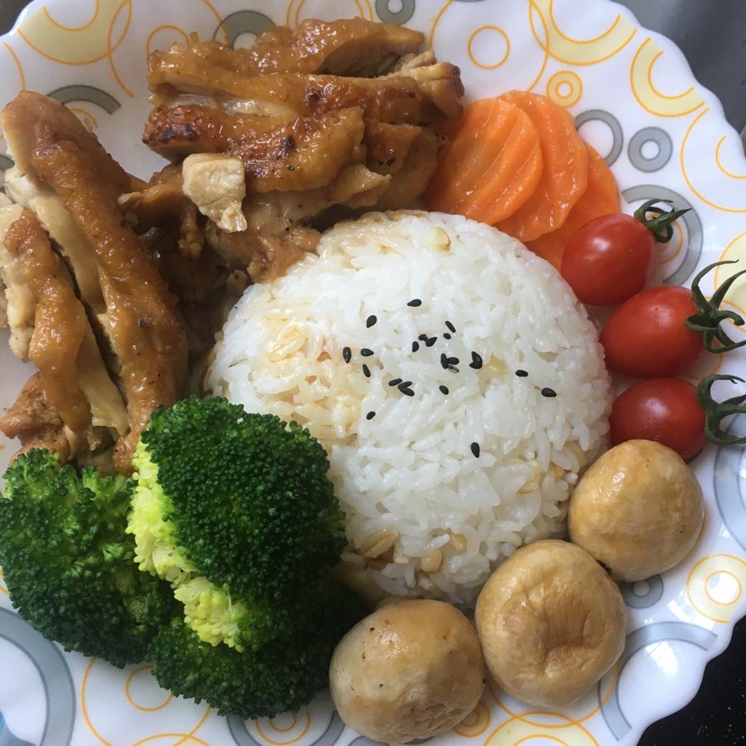 照烧鸡腿饭