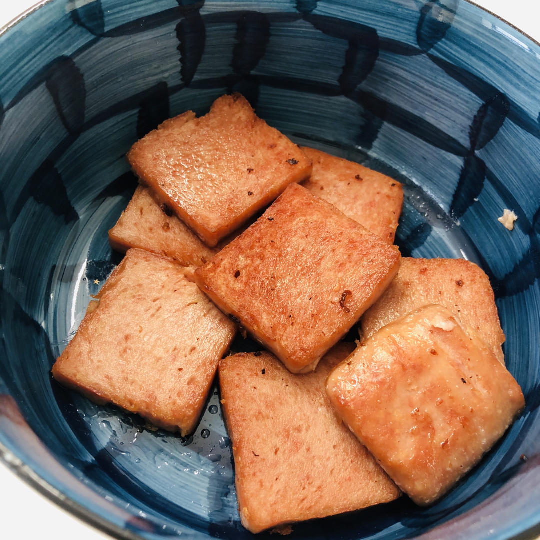 ashley6666做的香煎午餐肉