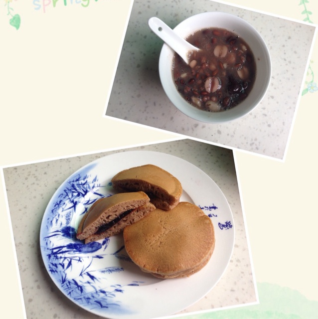 抹茶蜜豆铜锣烧