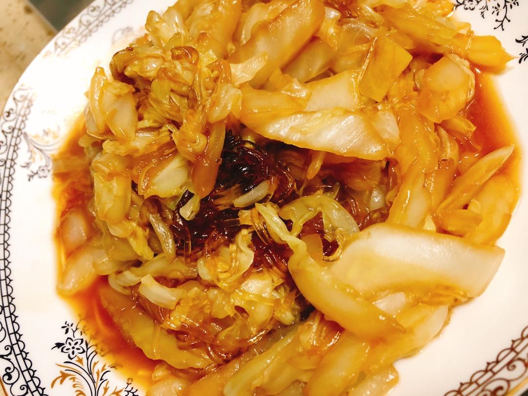 大白菜炒粉丝
