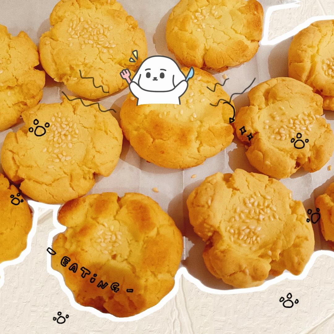 轻轻一按就碎掉的原味桃酥（不输猪油版）