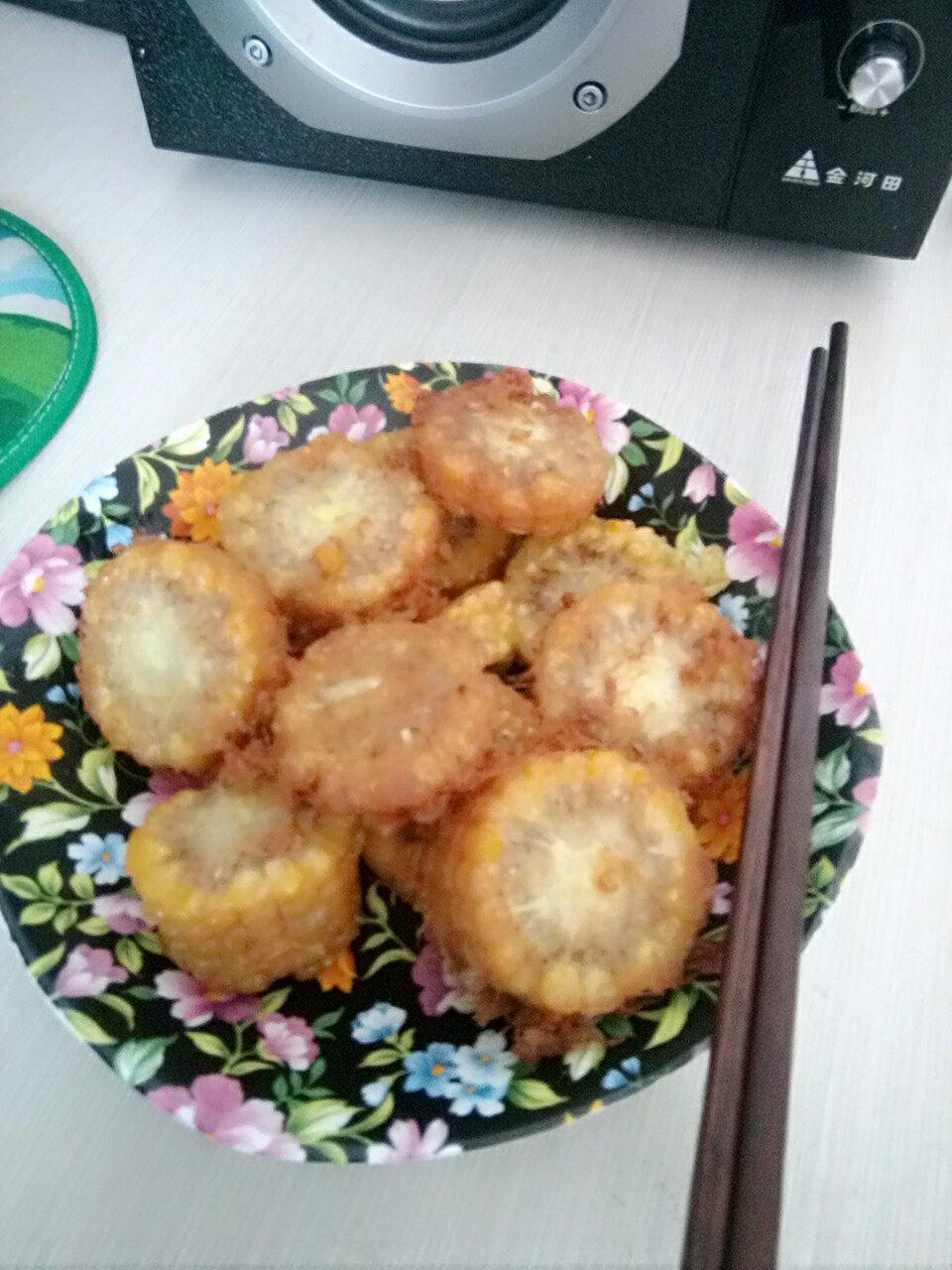 油炸玉米的做法
