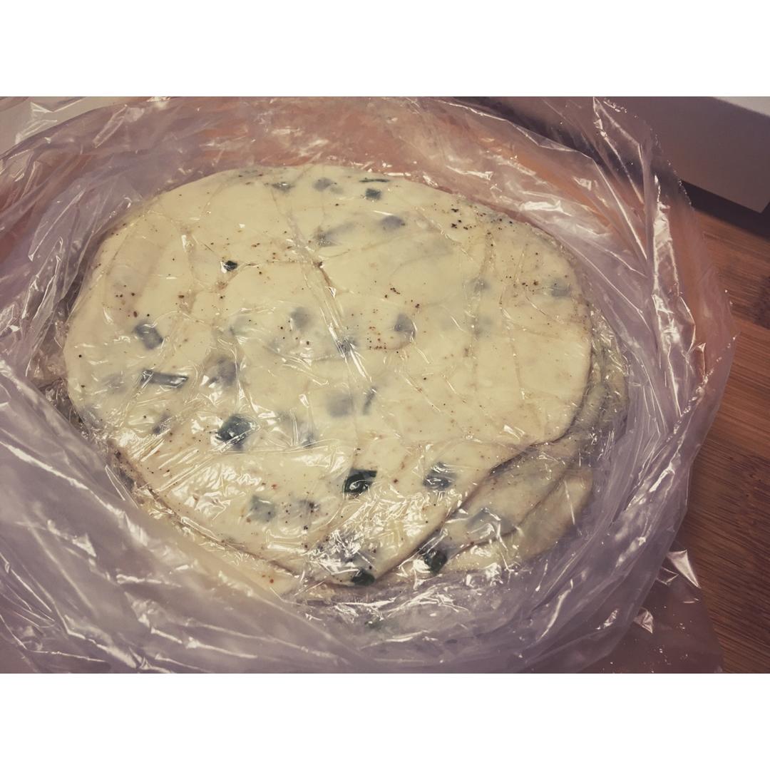 饺子皮葱油饼