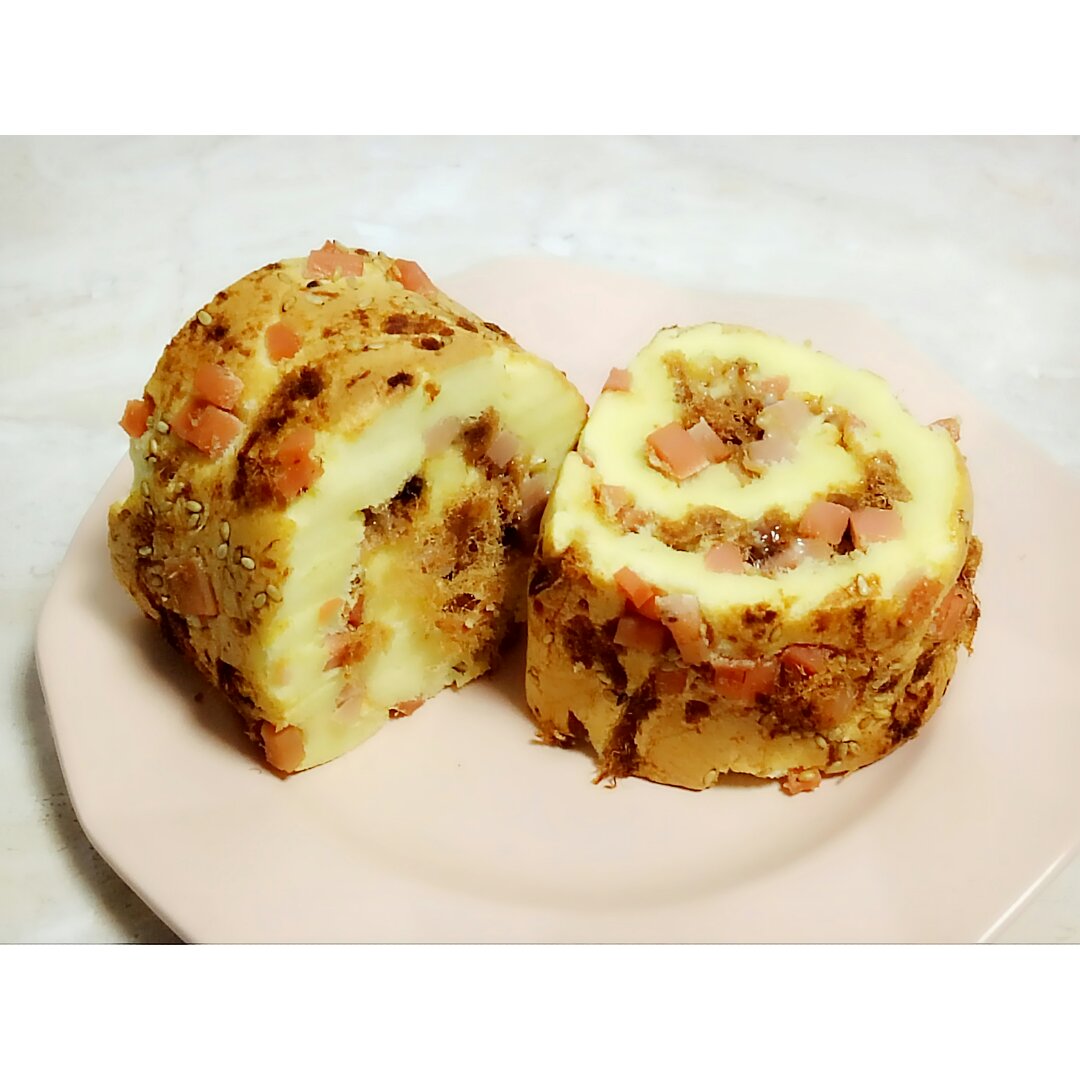 海苔芝麻肉松卷