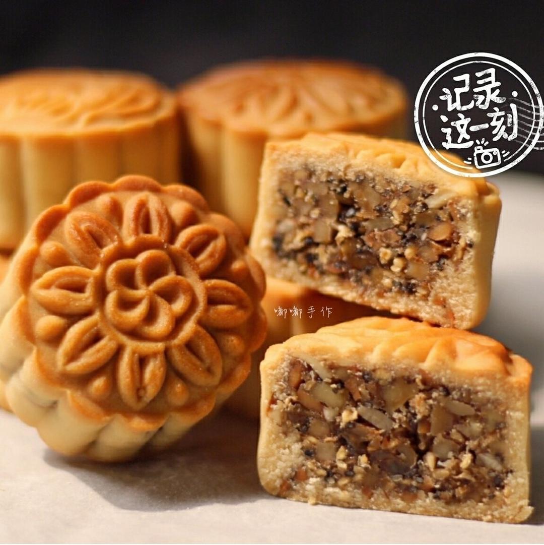 广式五仁月饼蜂蜜版（不用转化糖浆）