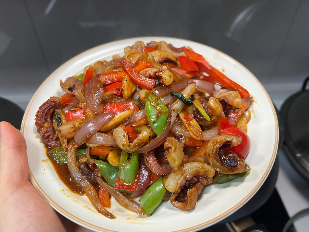 好吃到哭的土豆鱿鱼须