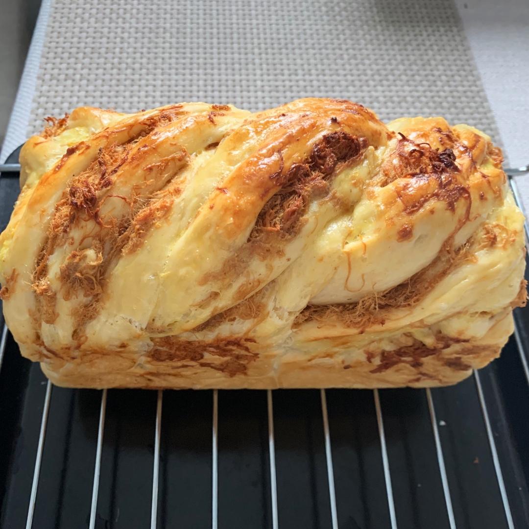 香葱肉松手撕吐司